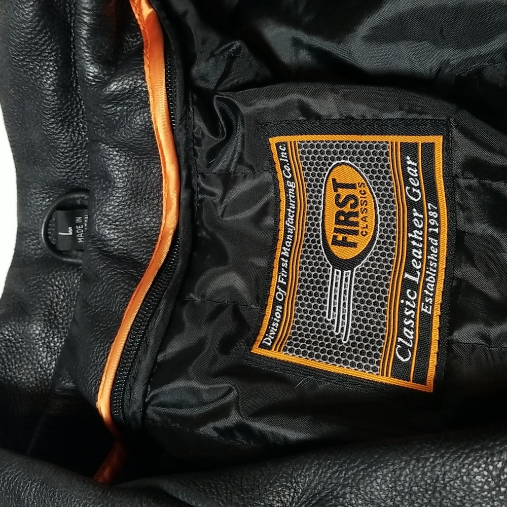 First Classics Mastermind Motorcycle Leather Jack… - image 11